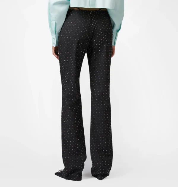 Chiara Ferragni Brand ALLOVER RHINESTONE TROUSERS | Pants & Skirts