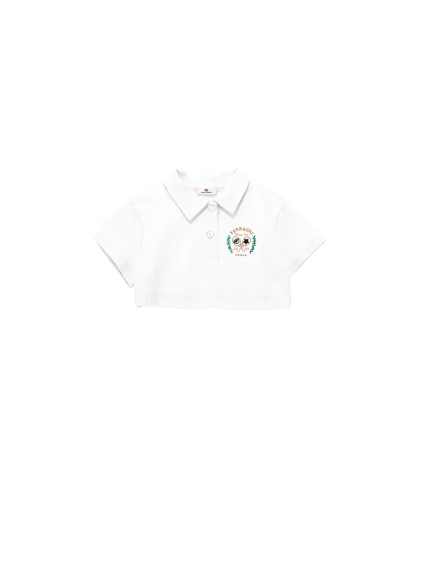 Chiara Ferragni Brand CF TENNIS CROP POLO | Kids Kids 2-10 Years