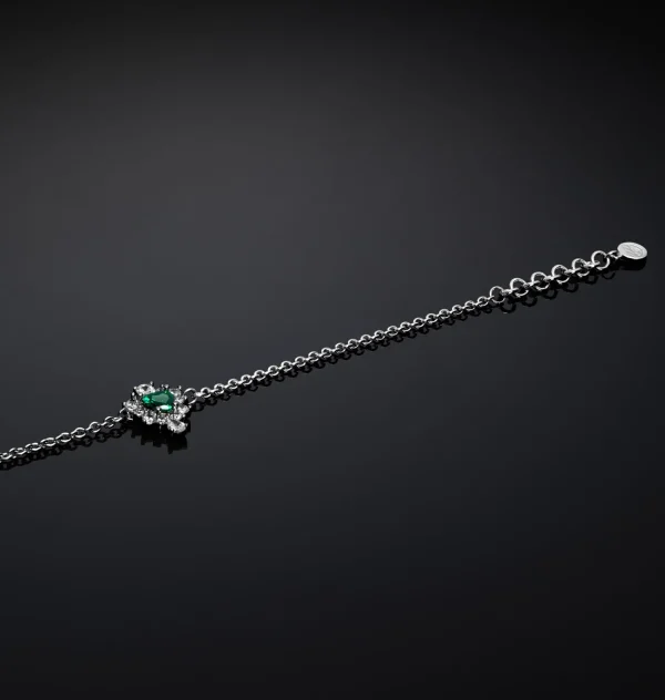 Chiara Ferragni Brand EMERALD HEART BRACELET | Bracelets