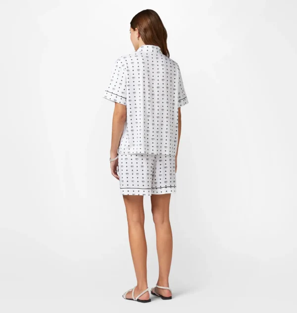 Chiara Ferragni Brand EYE STAR ALL-OVER SHORT PYJAMAS | Homewear