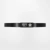 Chiara Ferragni Brand EYE STAR LEATHER BELT | Small Leather Goods