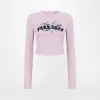 Chiara Ferragni Brand GOTHIC BUTTERFLIES CROP T-SHIRT | Tops & T-Shirt