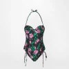 Chiara Ferragni Brand ROSES PUSH-UP ONE-PIECE SWIMSUIT | Beachwear